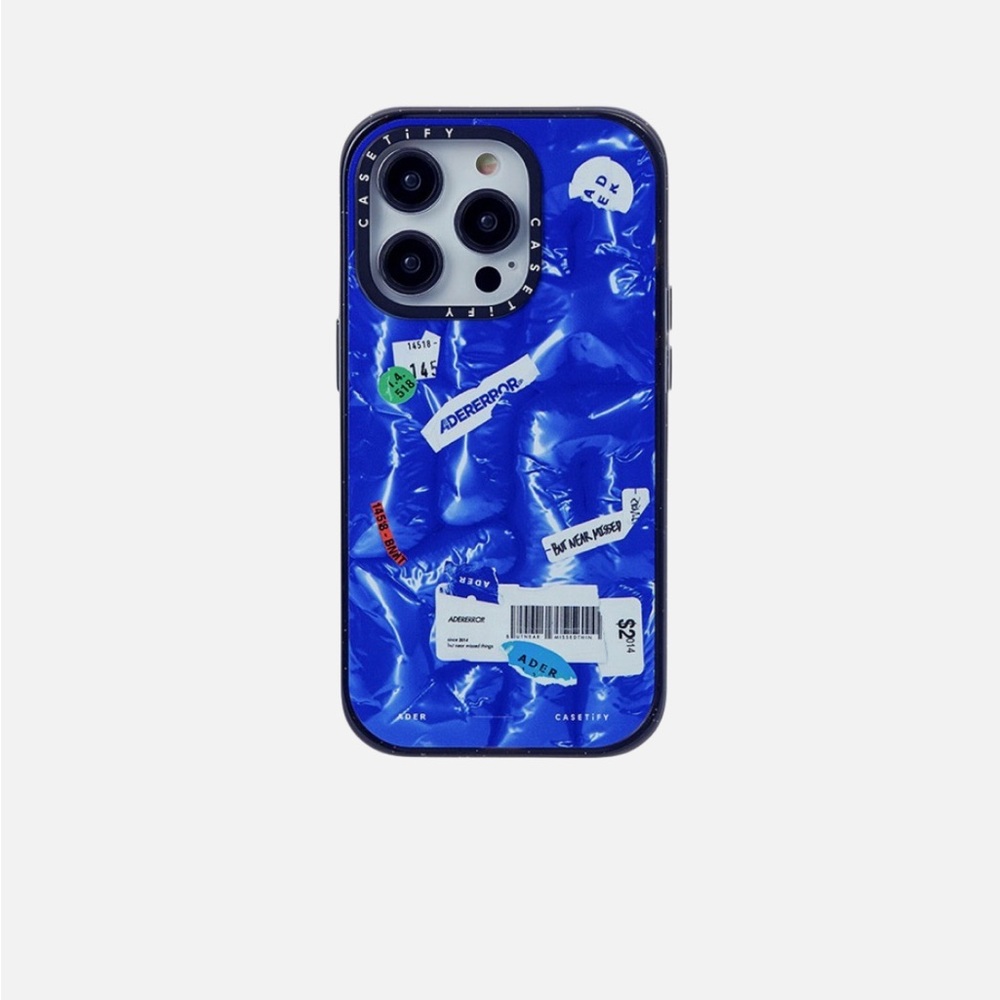 Ader Error x Casetify Blue iPhone 14 Pro Tube Magsafe Case Blue